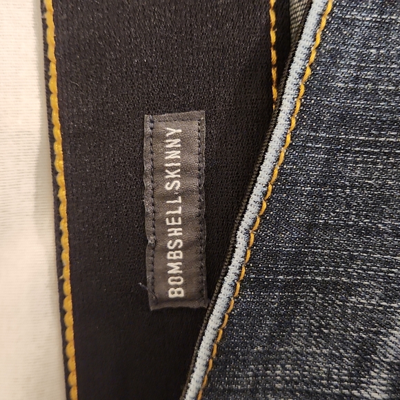 Torrid jeans‎ Bombshell Skinny women's 22R blue stretchy premium - Picture 4 of 9